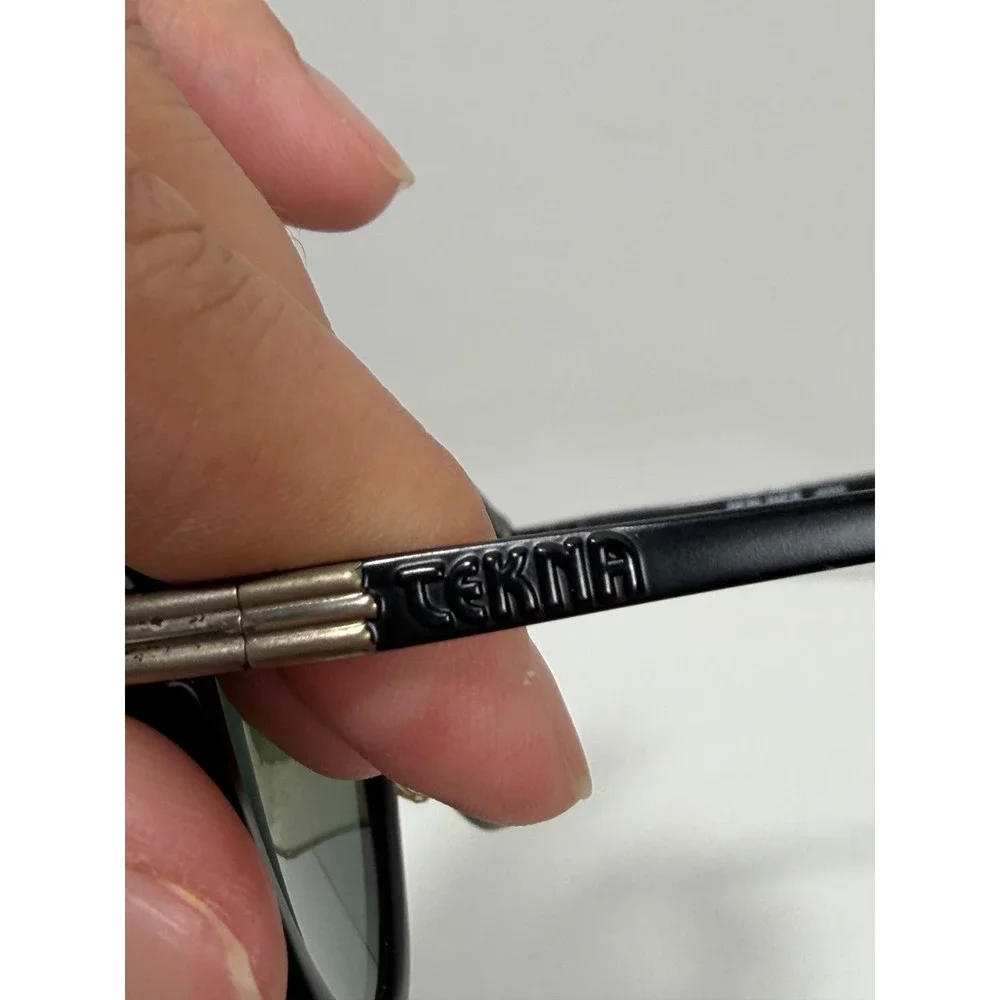 Tekna Berliner frames Sunglasses Round‎ Made in Japan Silver Hardware with Pouch